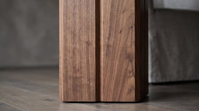 Walnut dining table — the Vekt Dining Table