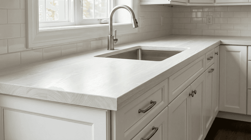 Arctic Oak Face Grain Wood Countertops