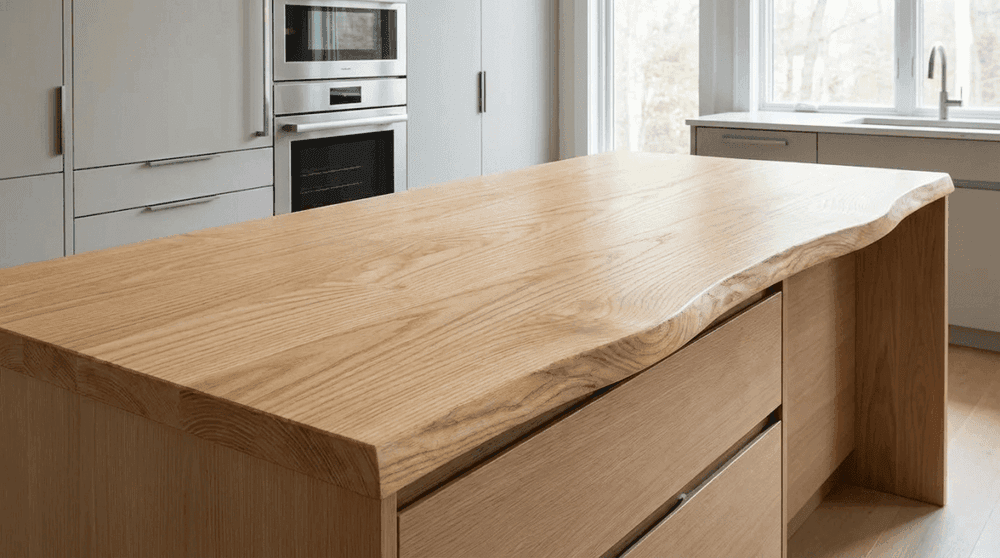Ash Live Edge Countertops