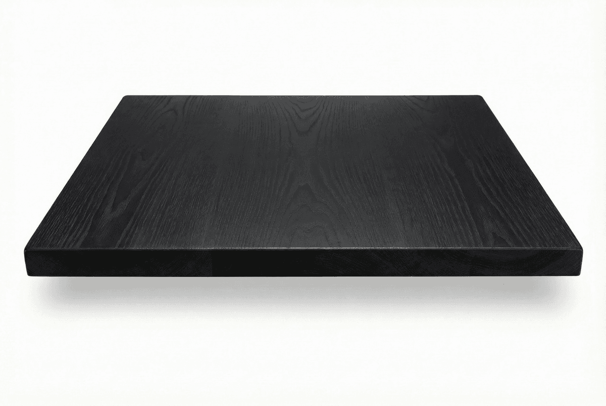 Black Oak Face Grain Wood Tabletops