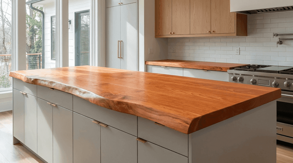 Cherry Live Edge Countertops