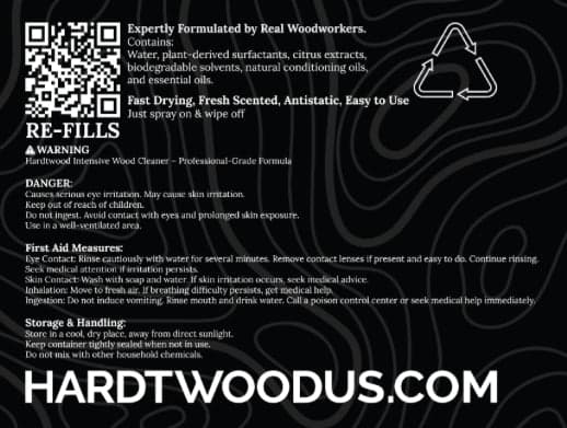 Hardtwood Intensive Wood Cleaner