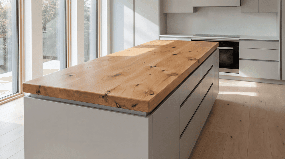 Knotty Alder Face Grain Wood Countertops