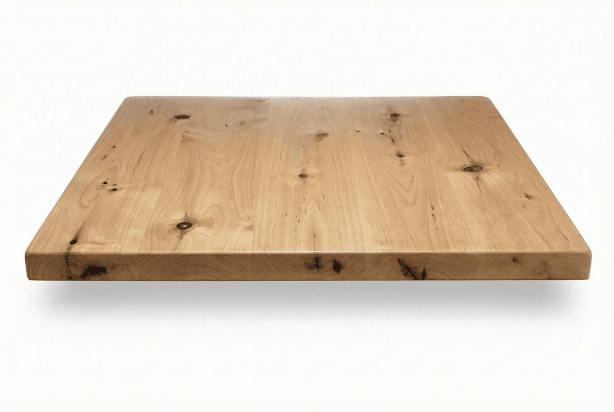 Knotty Alder Face Grain Wood Tabletops