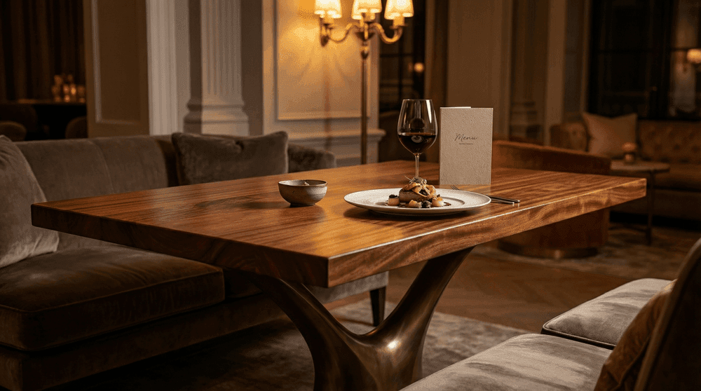 Mahogany Face Grain Wood Tabletops