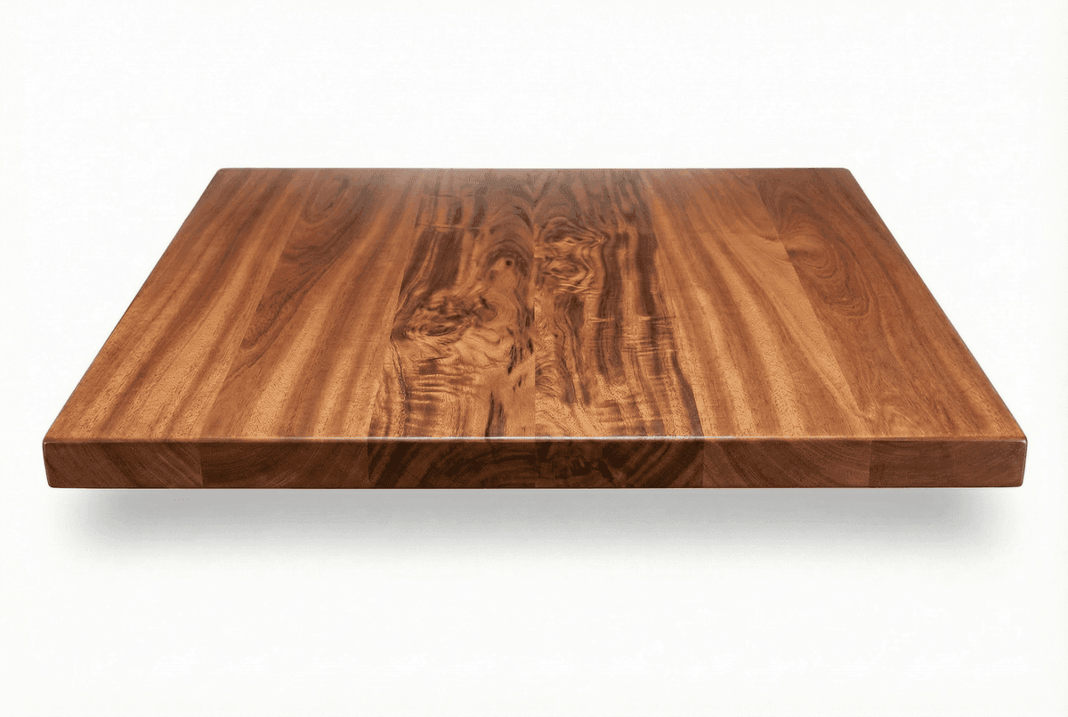 Mahogany Face Grain Wood Tabletops