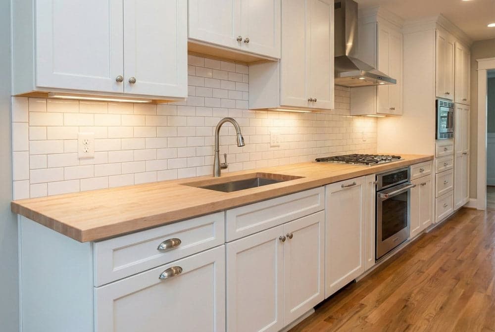 Maple Face Grain Wood Countertops