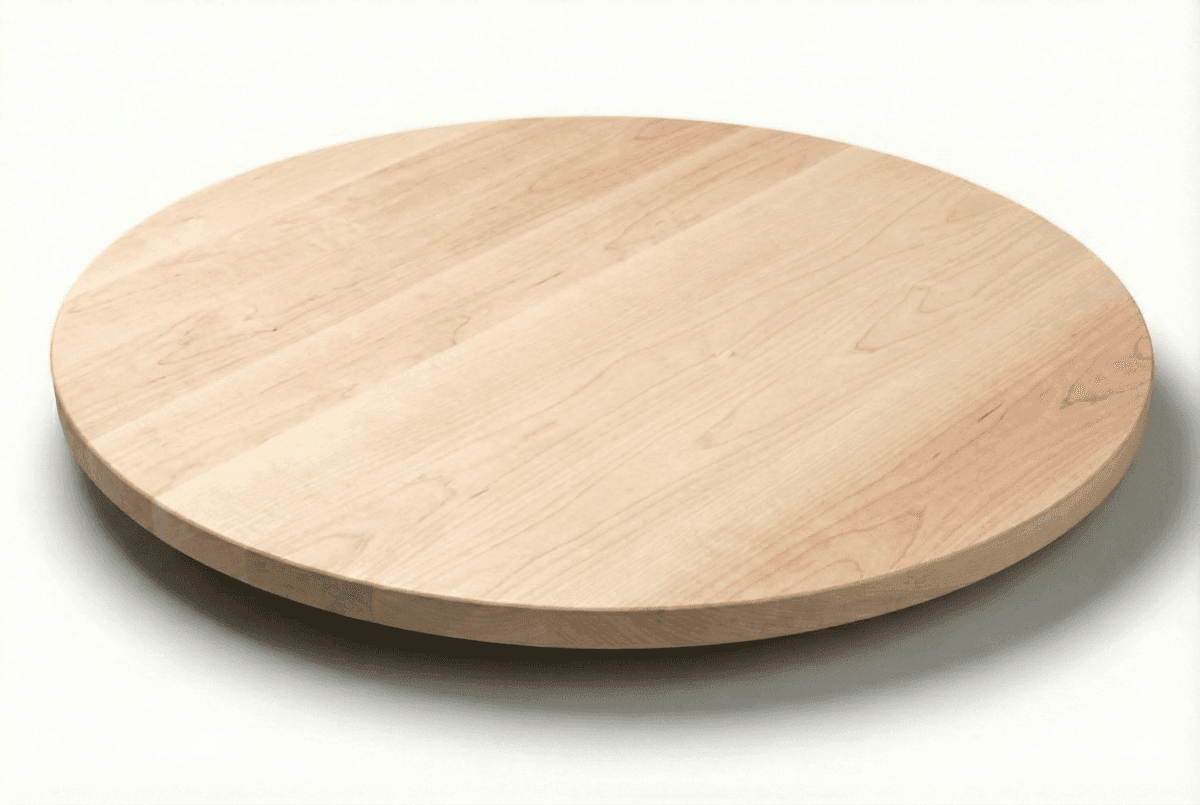Maple Round Face Grain Wood Tabletops
