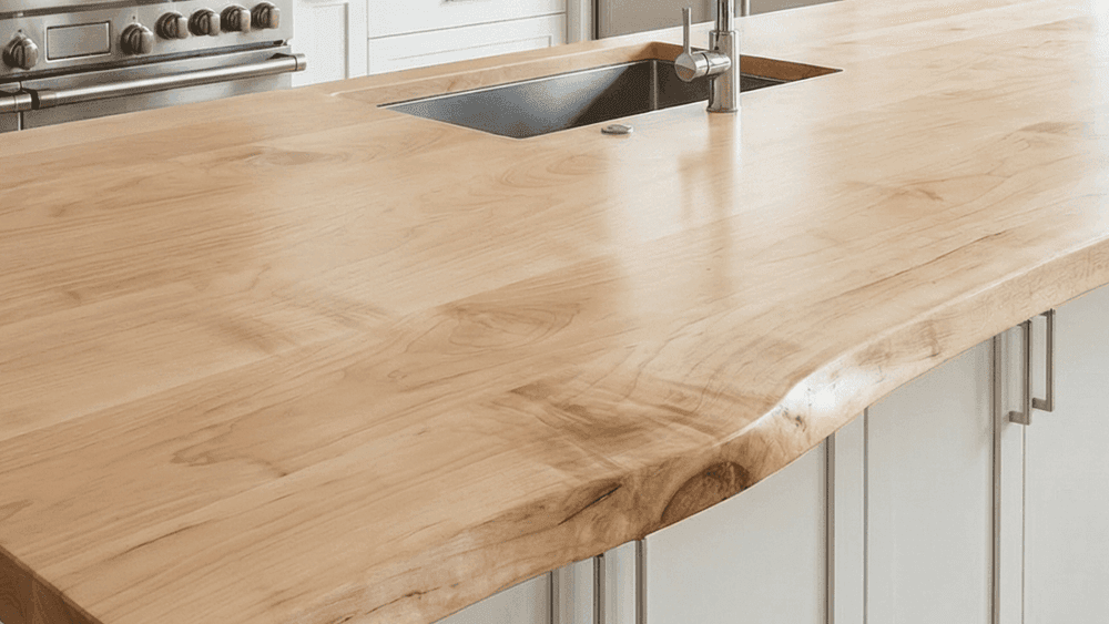 Maple Live Edge Countertops