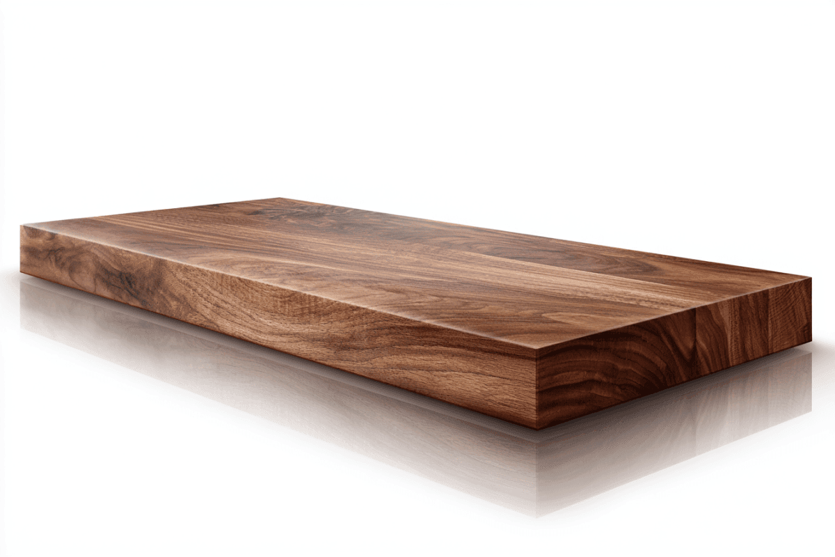 Walnut Wood Floating Shelves