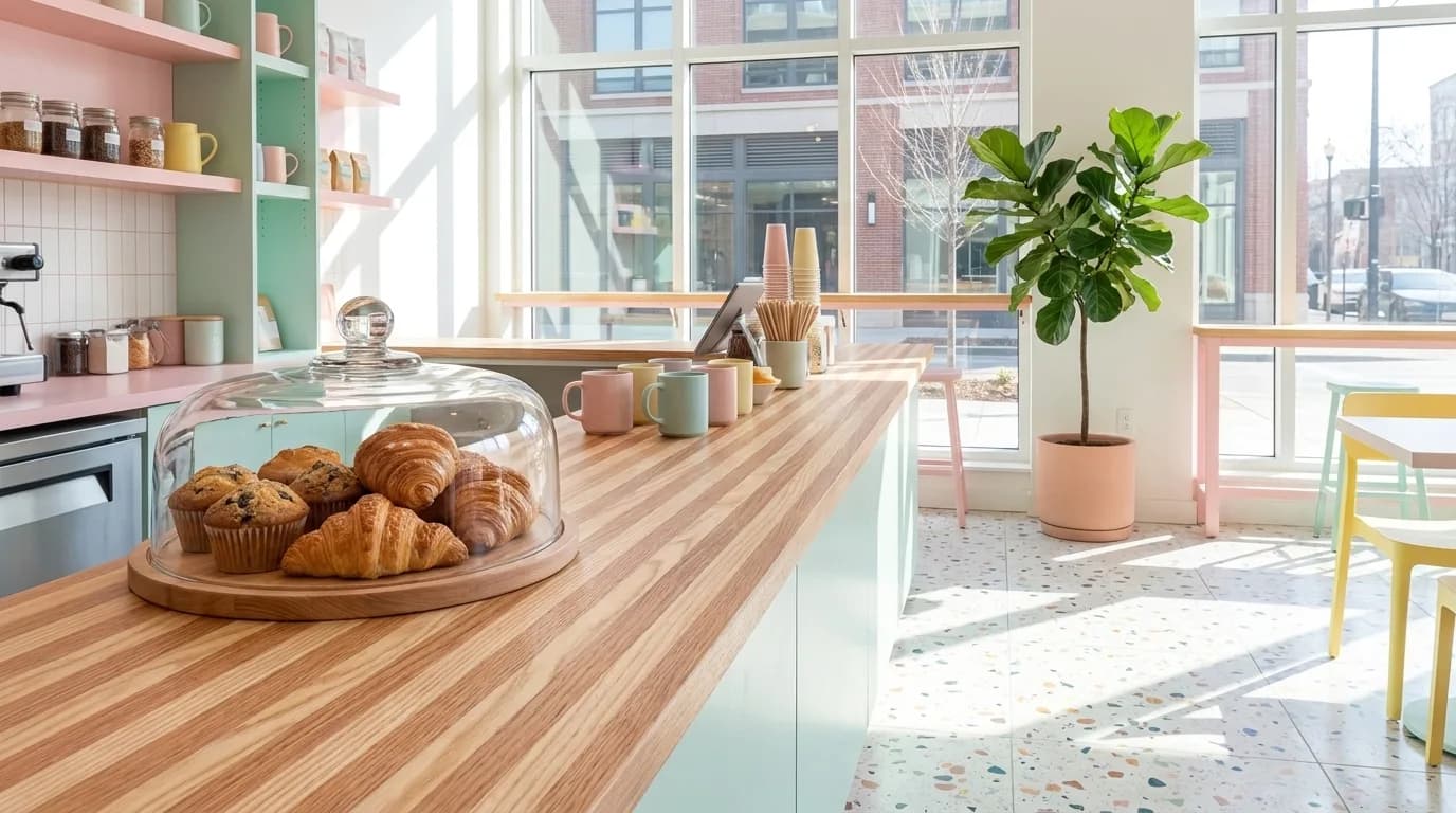 Ash + Red Oak Edge Grain Countertops