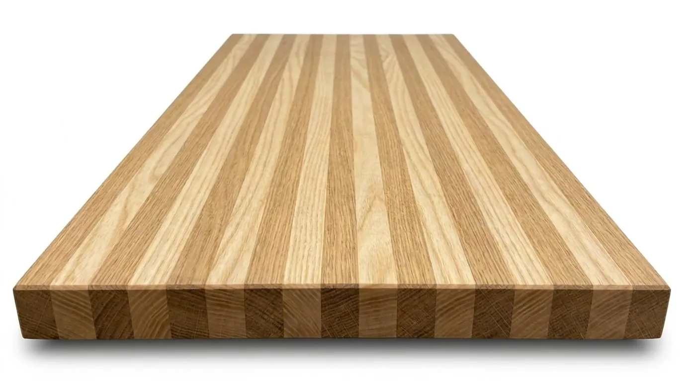 Ash + White Oak Edge Grain Countertops