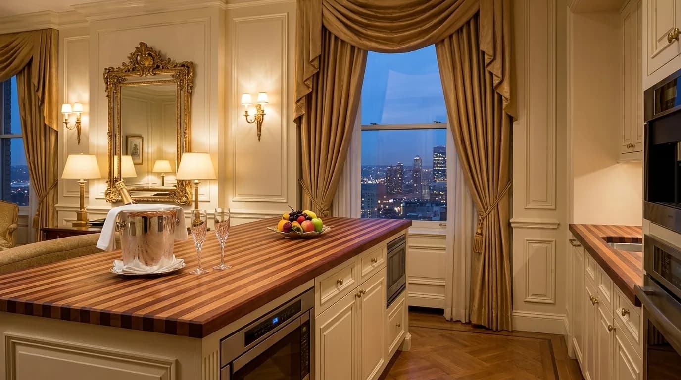 Cherry + Mahogany Edge Grain Countertops