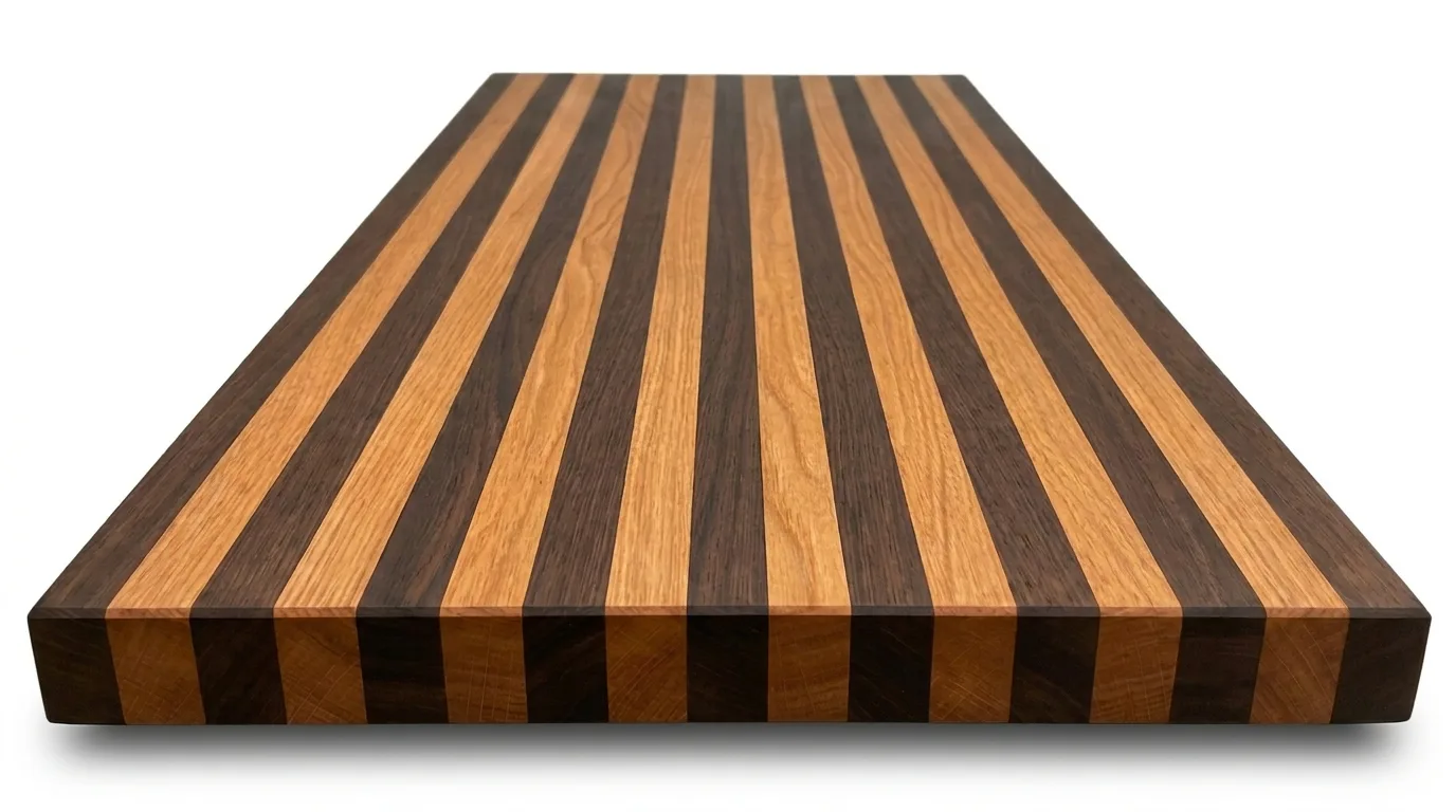Cherry + Walnut Edge Grain Countertops