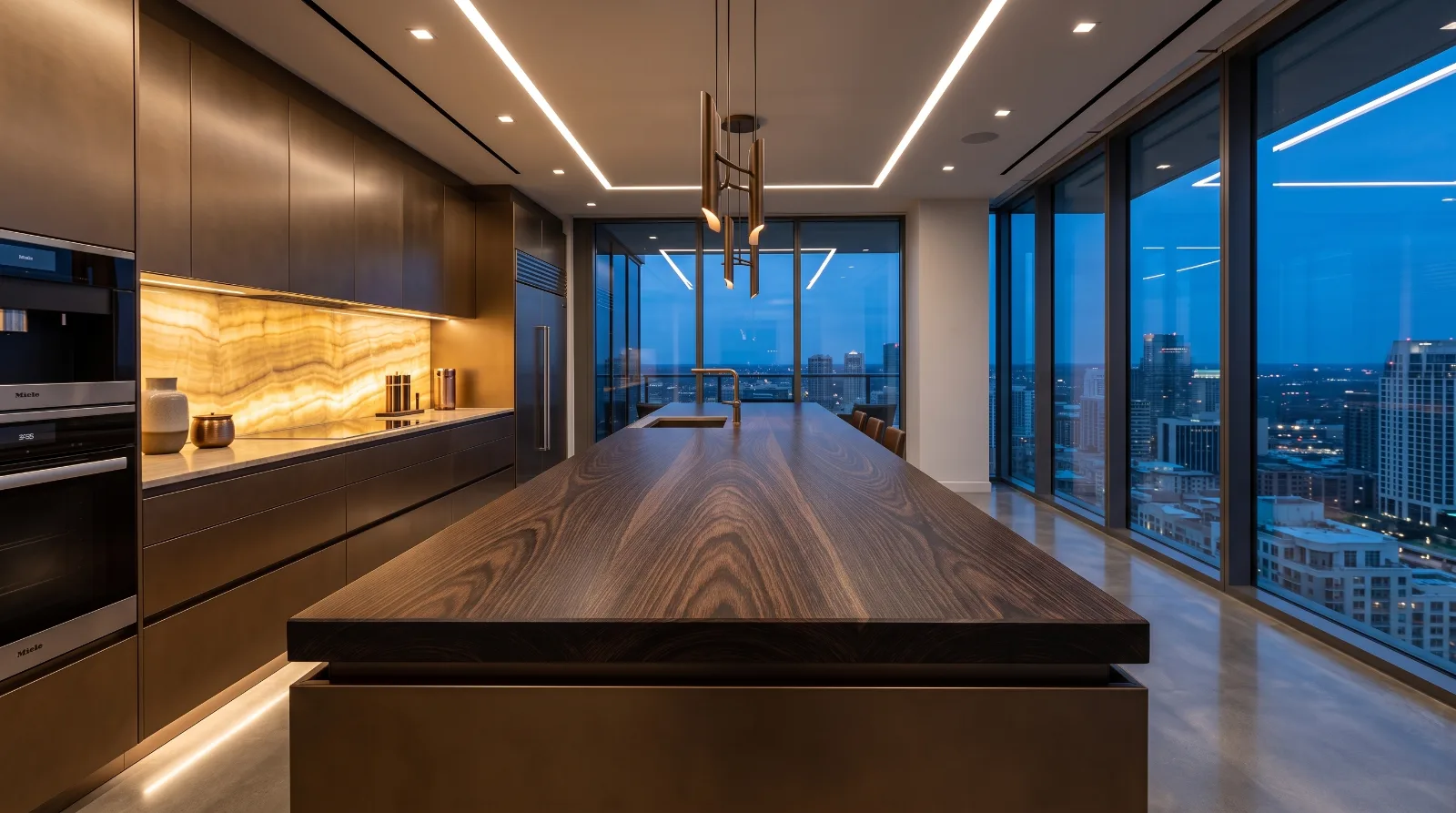 Wenge Face Grain Wood Countertops