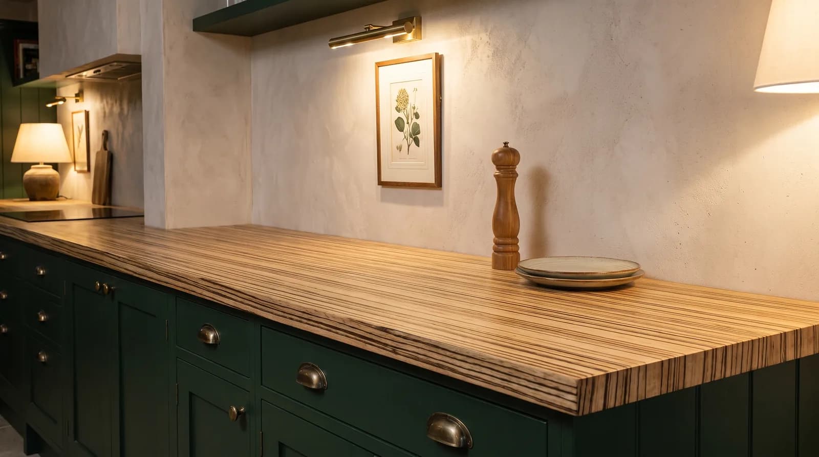 Zebrawood Face Grain Wood Countertops