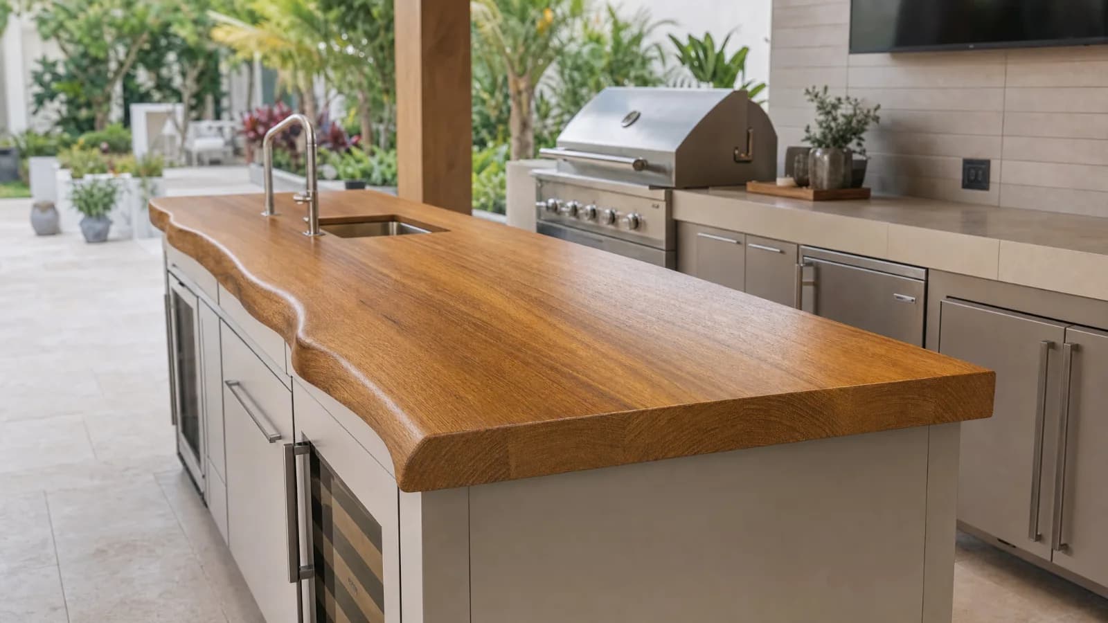 Iroko Live Edge Countertops