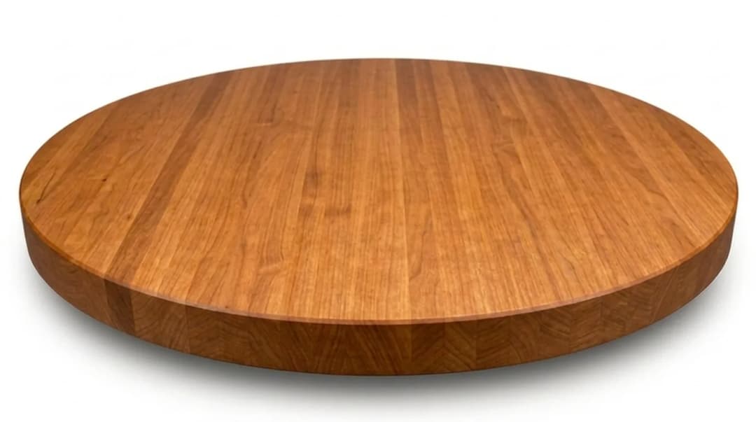 Cherry round tabletop