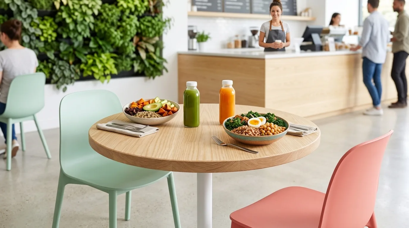 Ash Round Face Grain Wood Tabletops