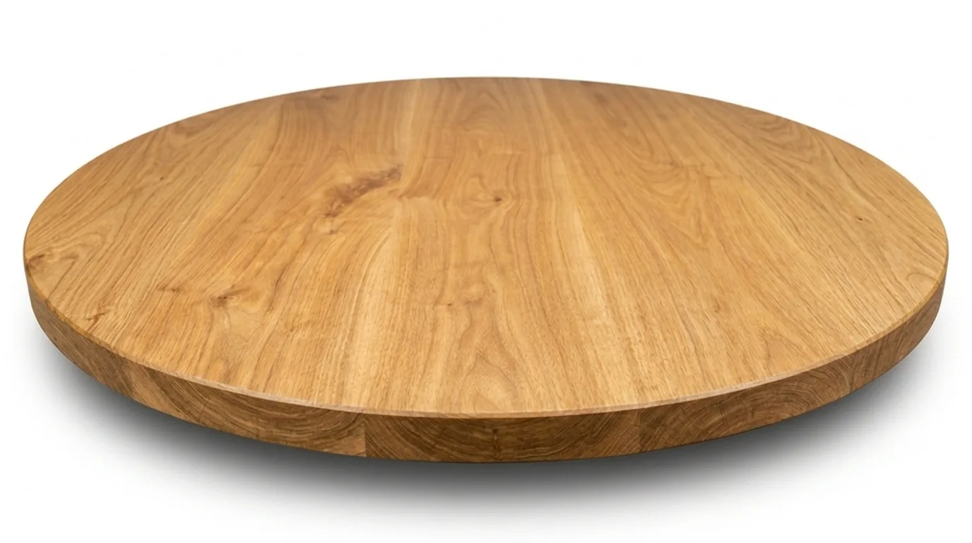 European Oak Round Face Grain Wood Tabletops