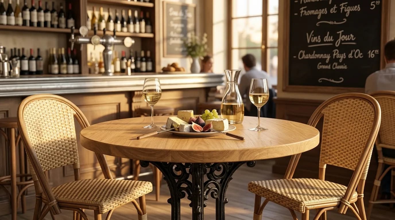 European Oak Round Face Grain Wood Tabletops