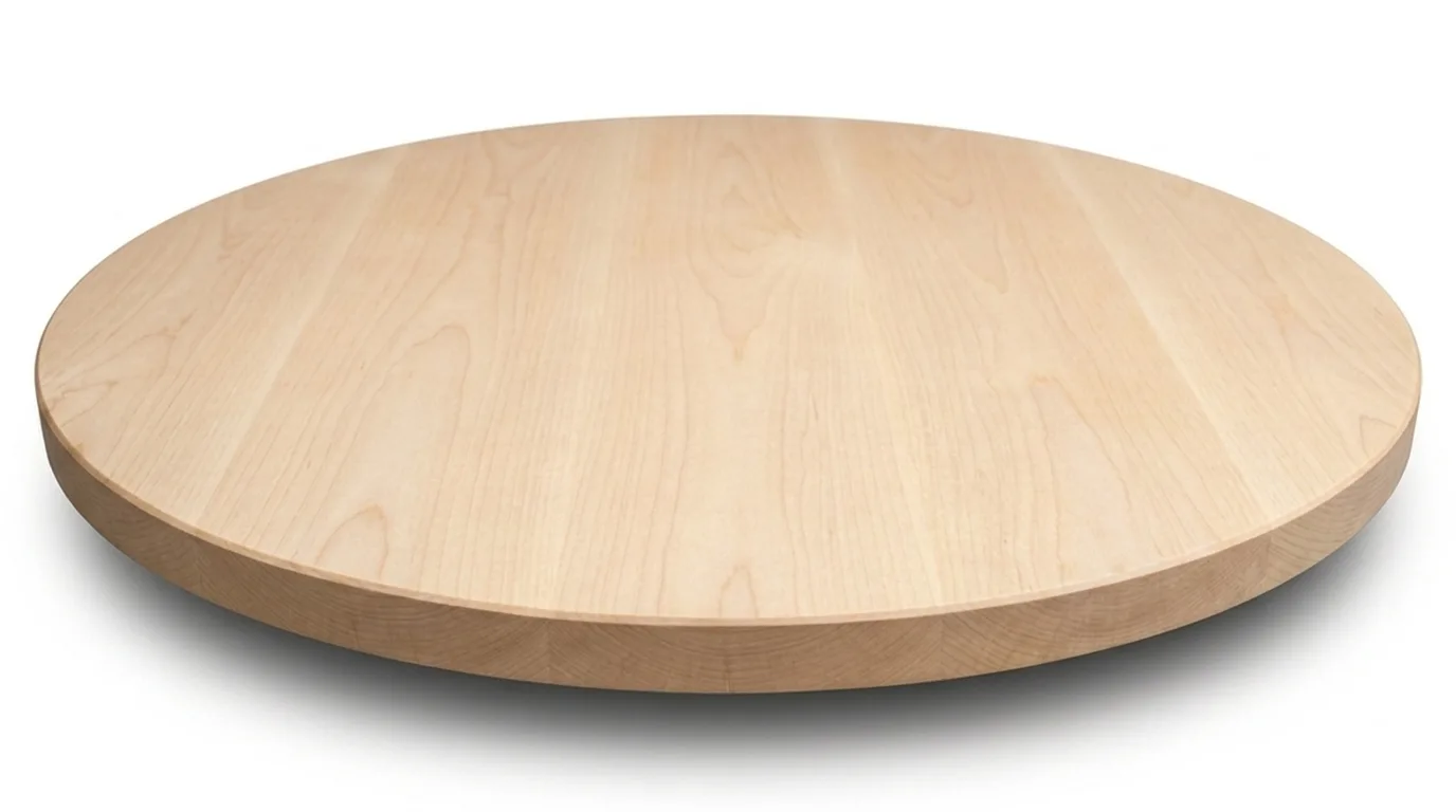 Maple Round Face Grain Wood Tabletops