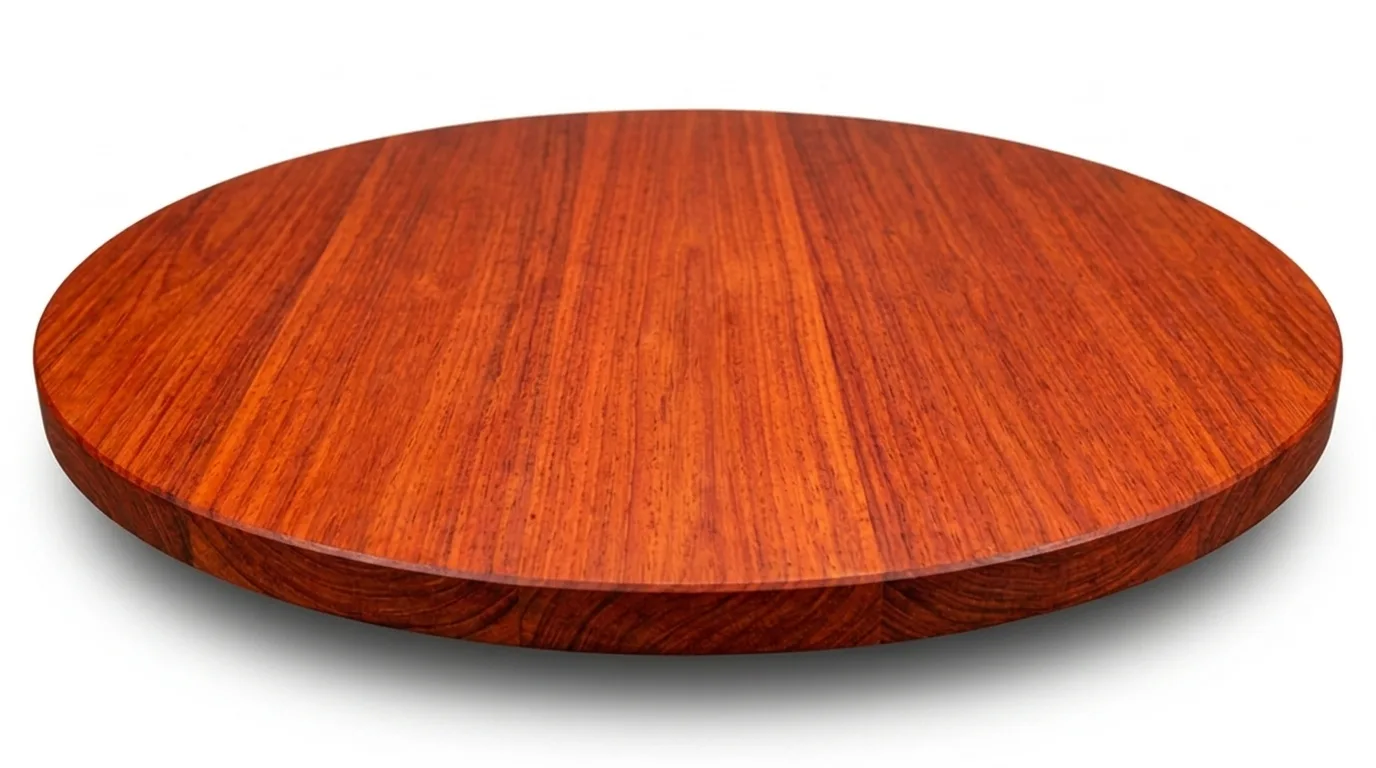 Padauk Round Face Grain Wood Tabletops