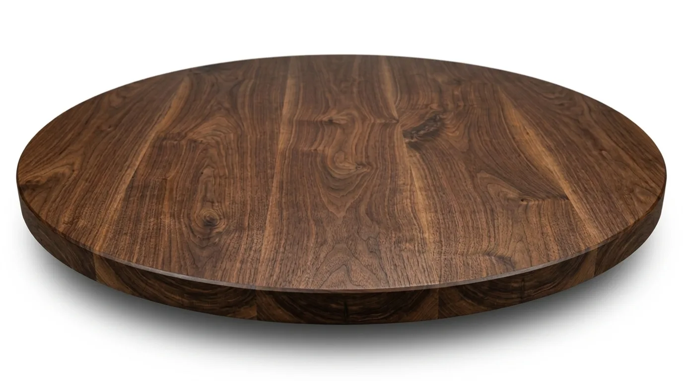 Walnut Round Face Grain Wood Tabletops
