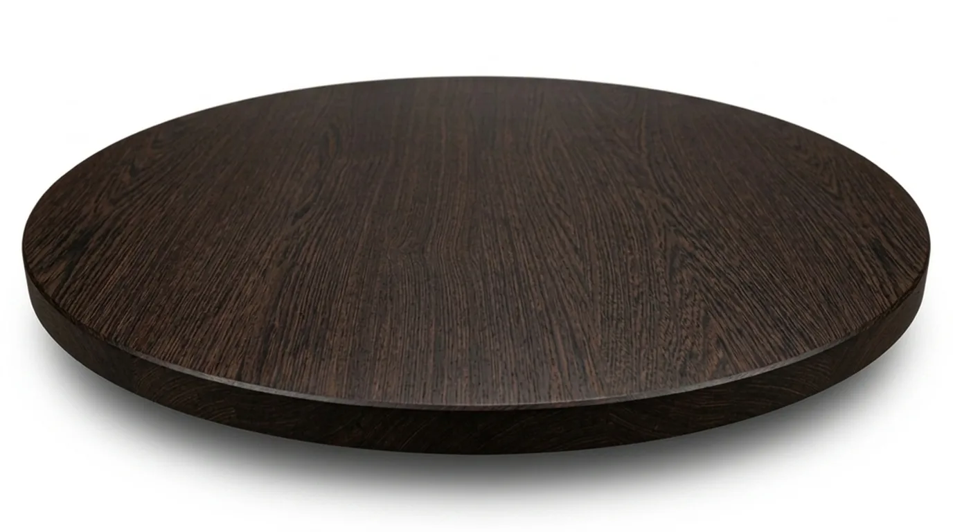Wenge Round Face Grain Wood Tabletops