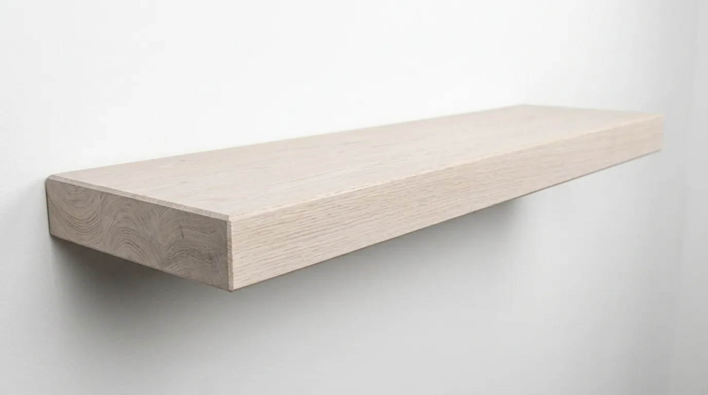 Arctic Oak Wood Floating Shelves