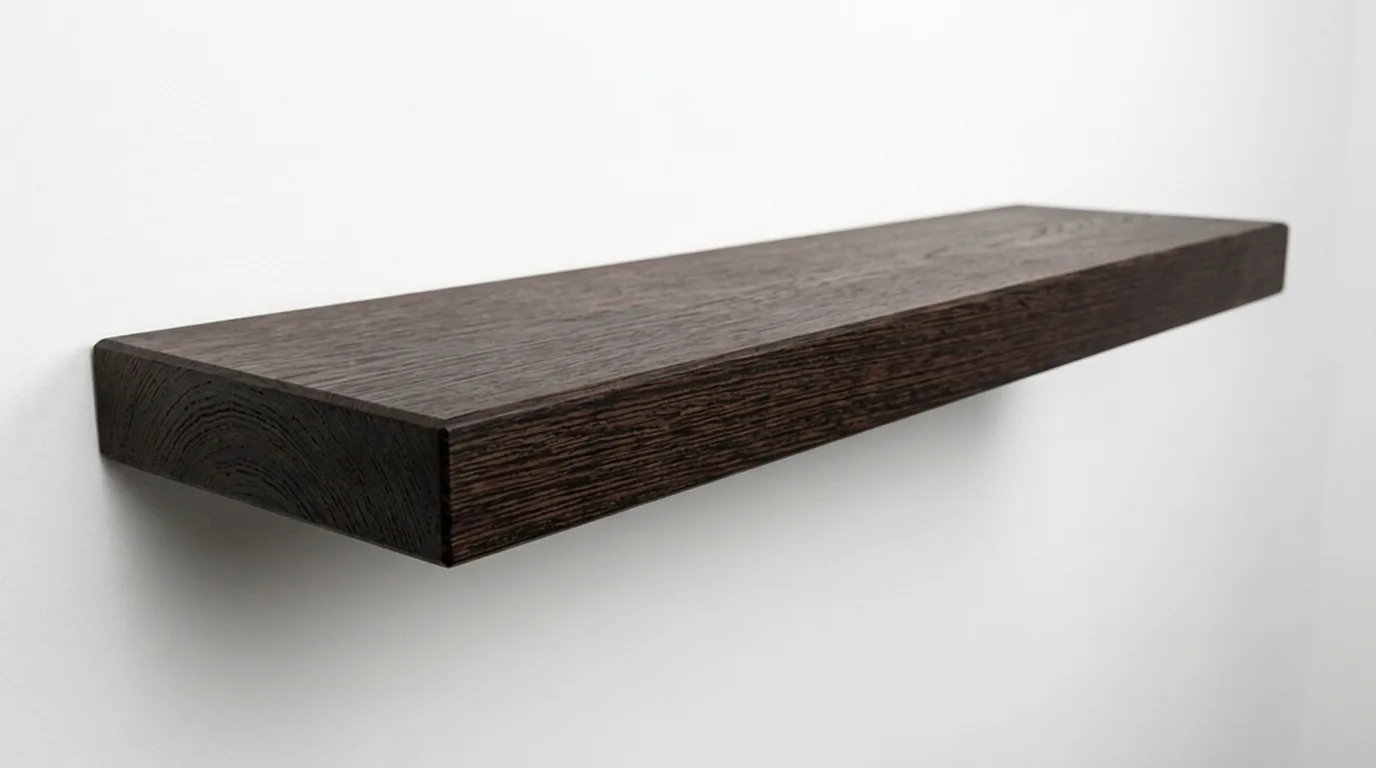 Wenge Hardwood Floating Shelves