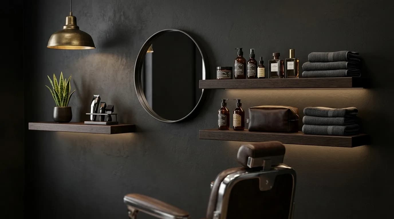 Wenge Hardwood Floating Shelves