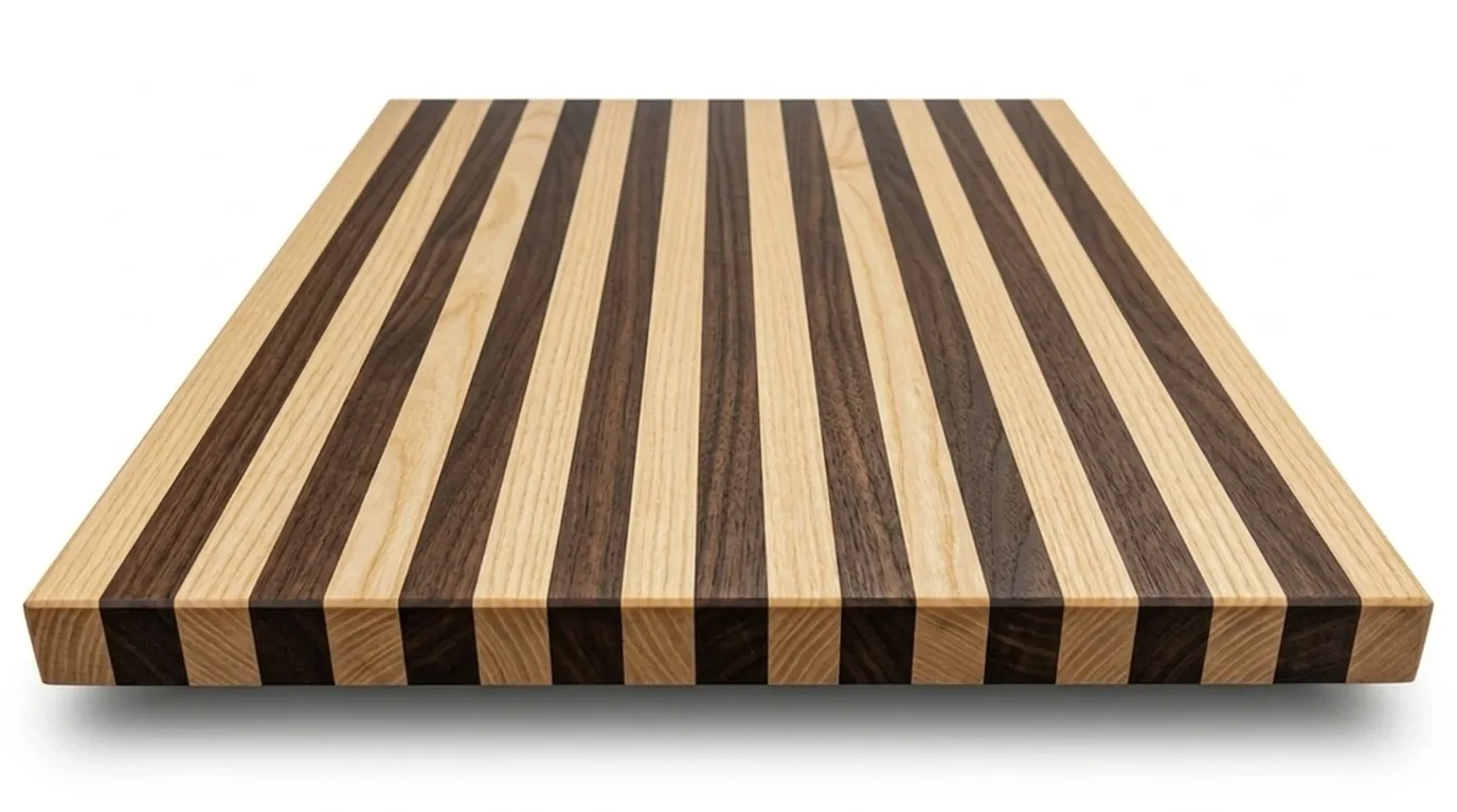 Ash + Walnut Edge Grain Table Tops