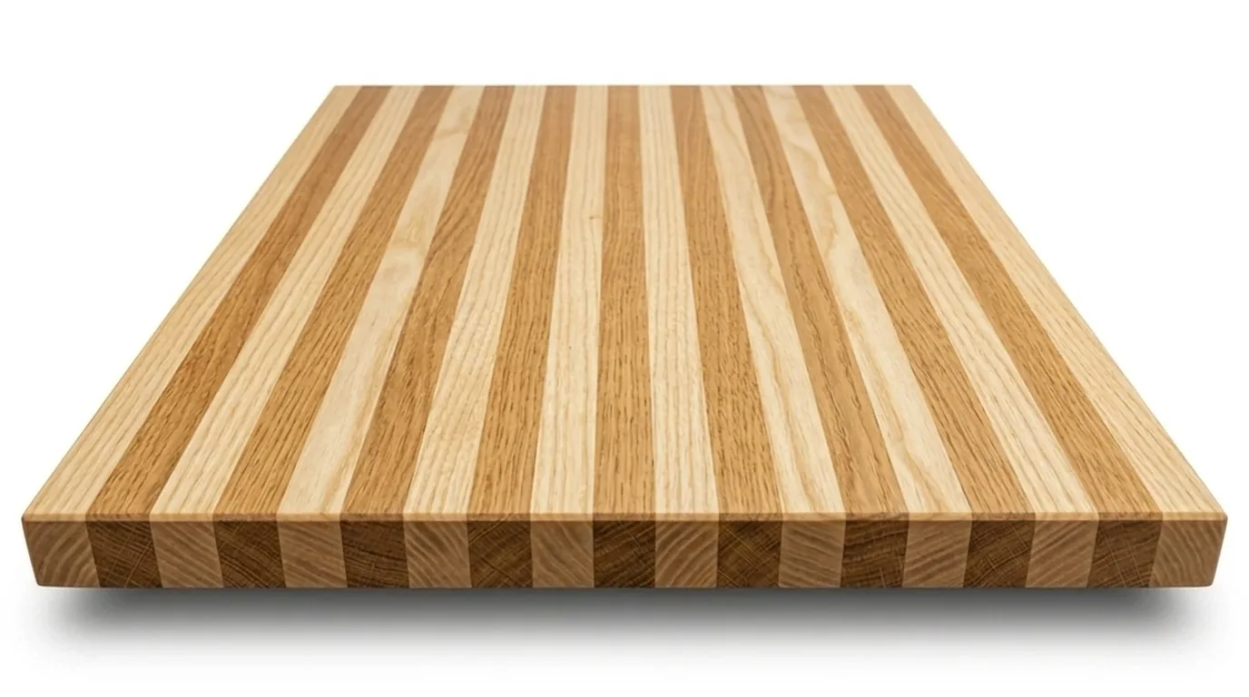 Ash + White Oak Edge Grain Table Tops