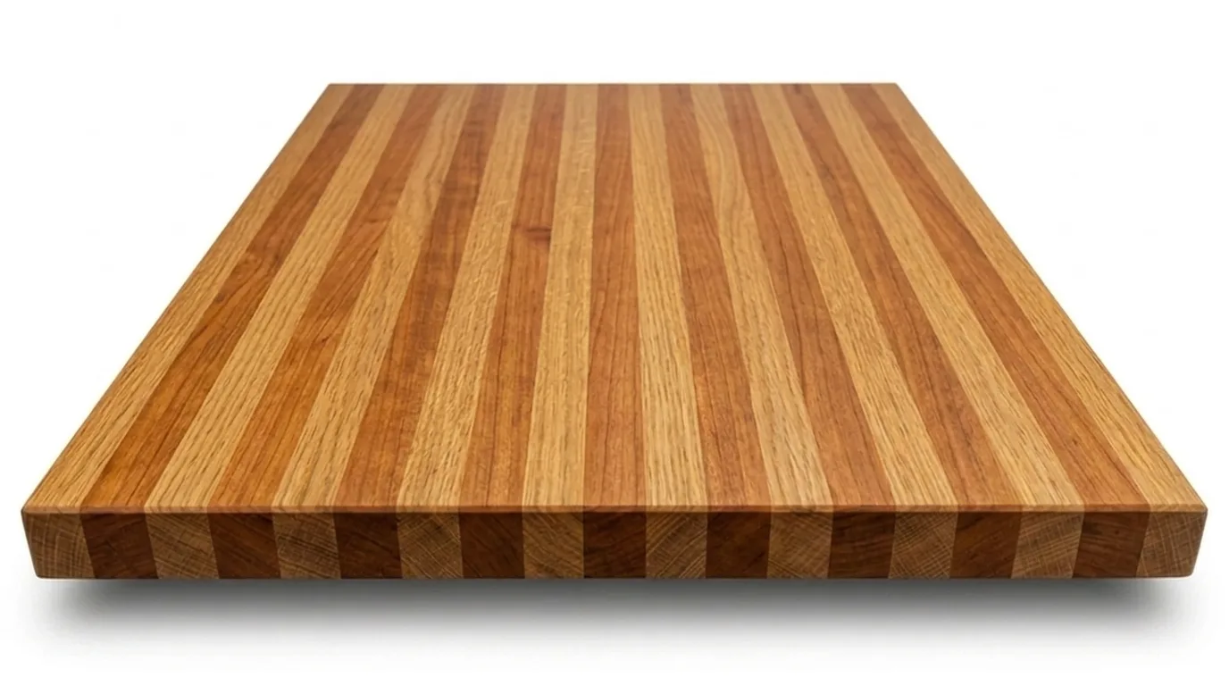 Cherry + White Oak Edge Grain Table Tops