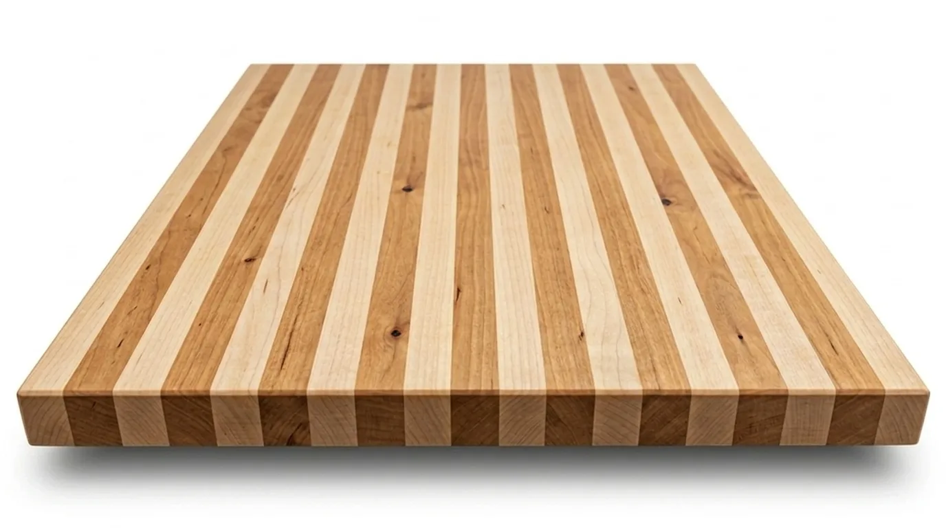 Knotty Alder + Maple Edge Grain Table Tops
