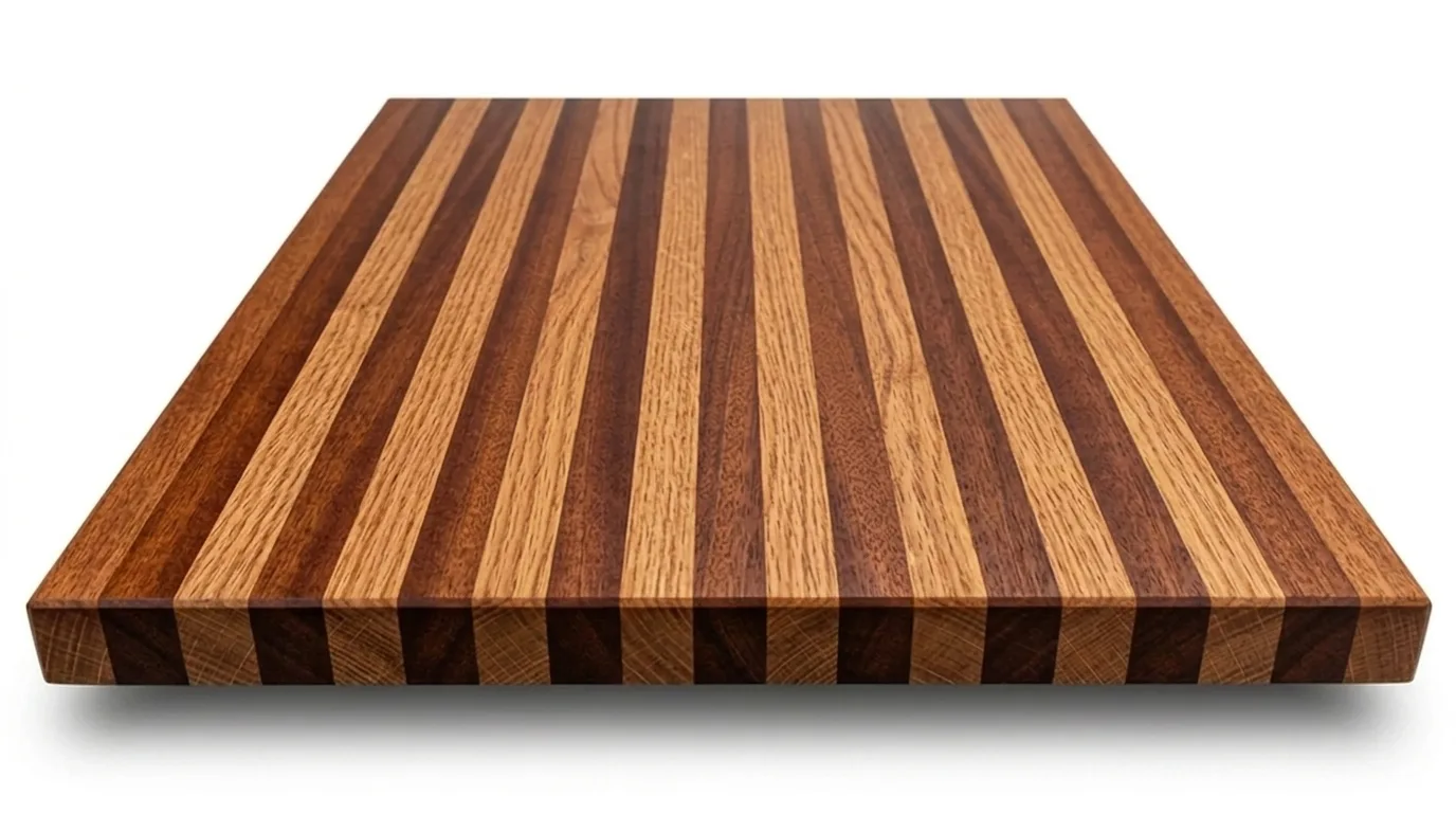 Mahogany + Red Oak Edge Grain Table Tops