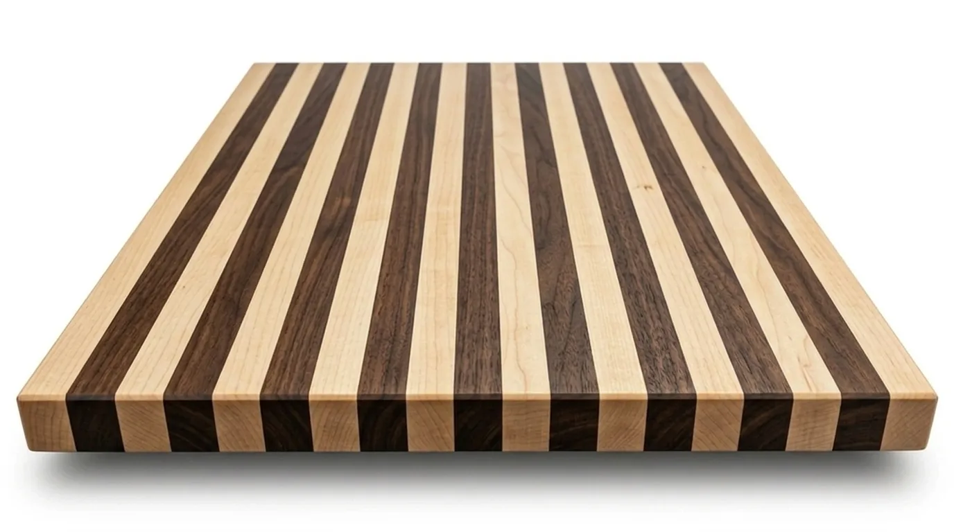 Maple + Walnut Edge Grain Table Tops