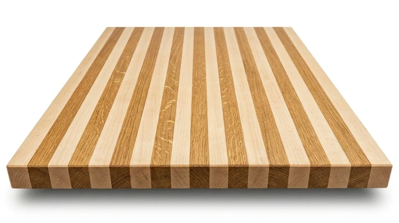 Maple + White Oak Edge Grain Table Tops