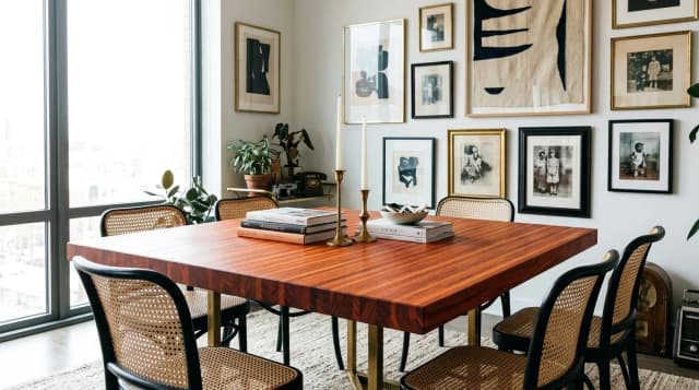 Padauk tabletop in use