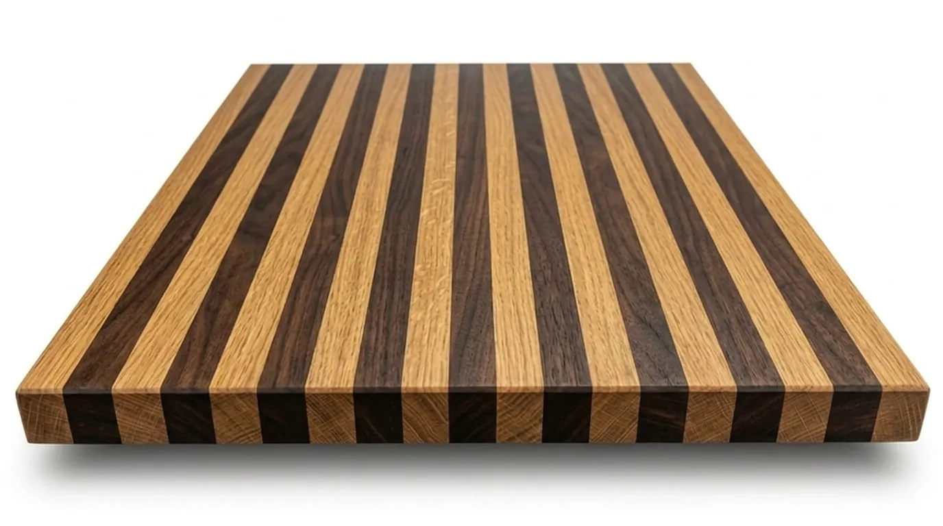 Walnut + White Oak Edge Grain Table Tops