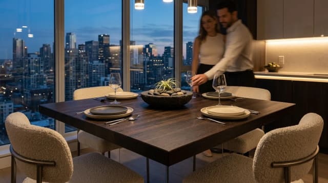 Wenge tabletop in use