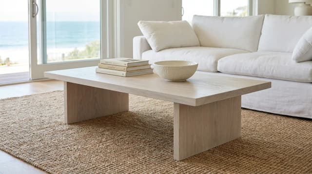 Arctic Oak tabletop in use