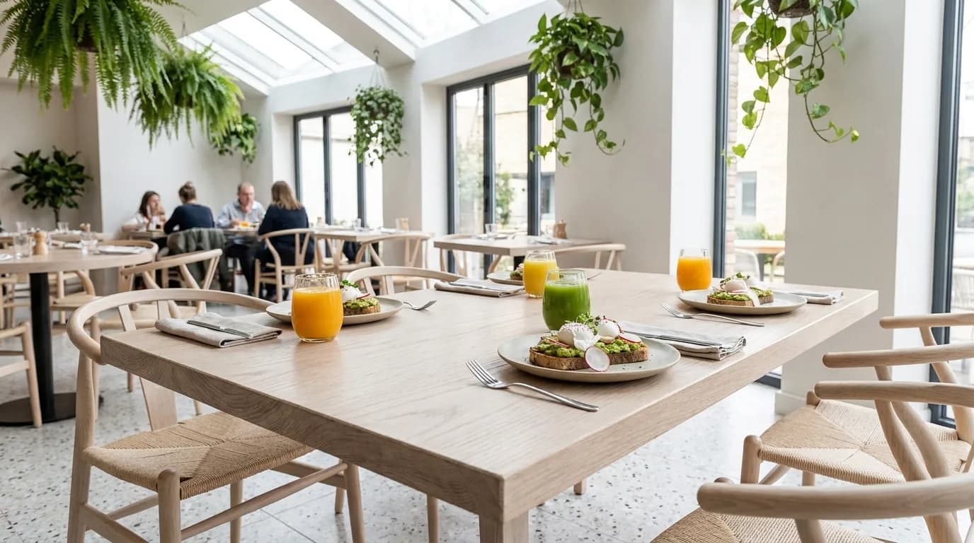 Arctic Oak Face Grain Wood Tabletops