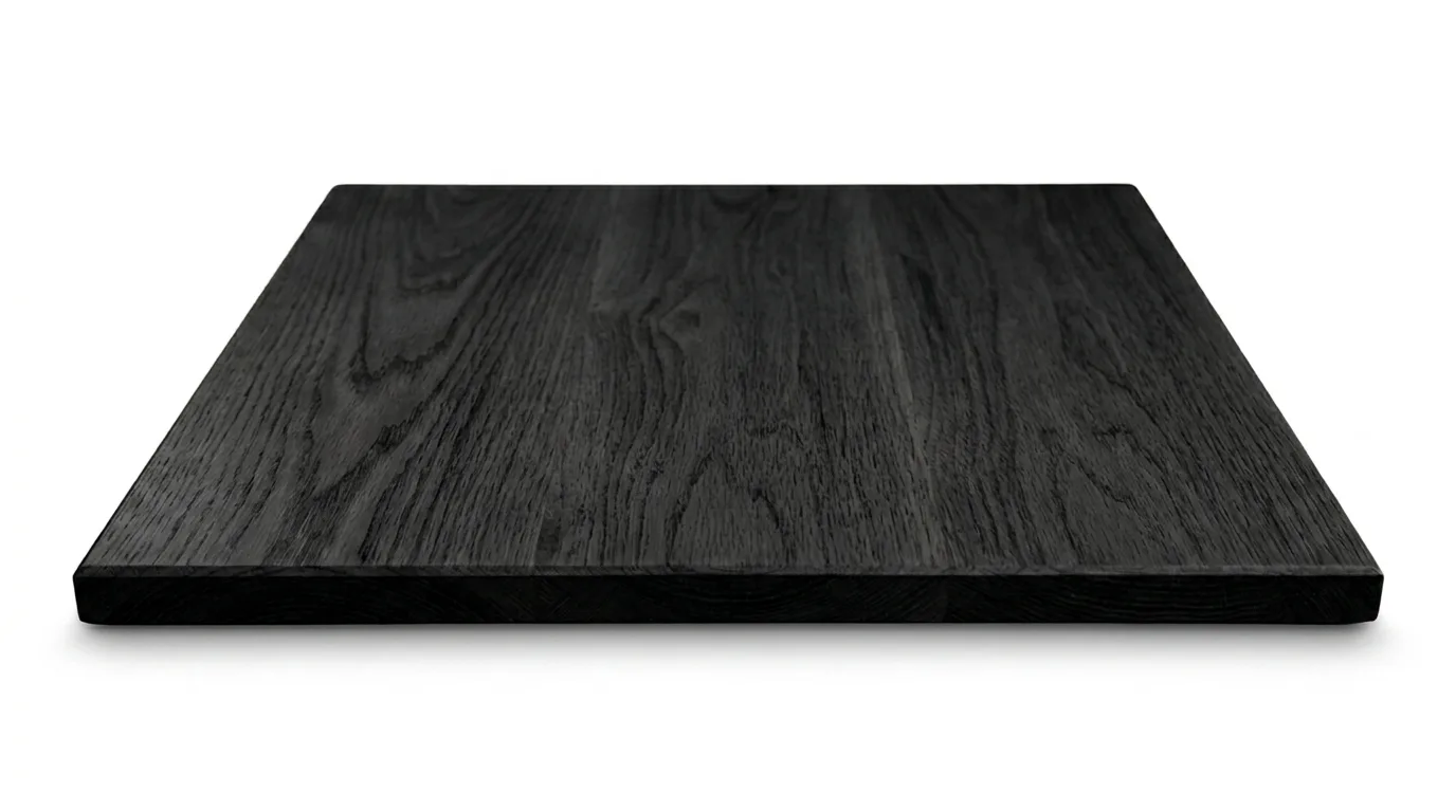 Black Oak Face Grain Wood Tabletops