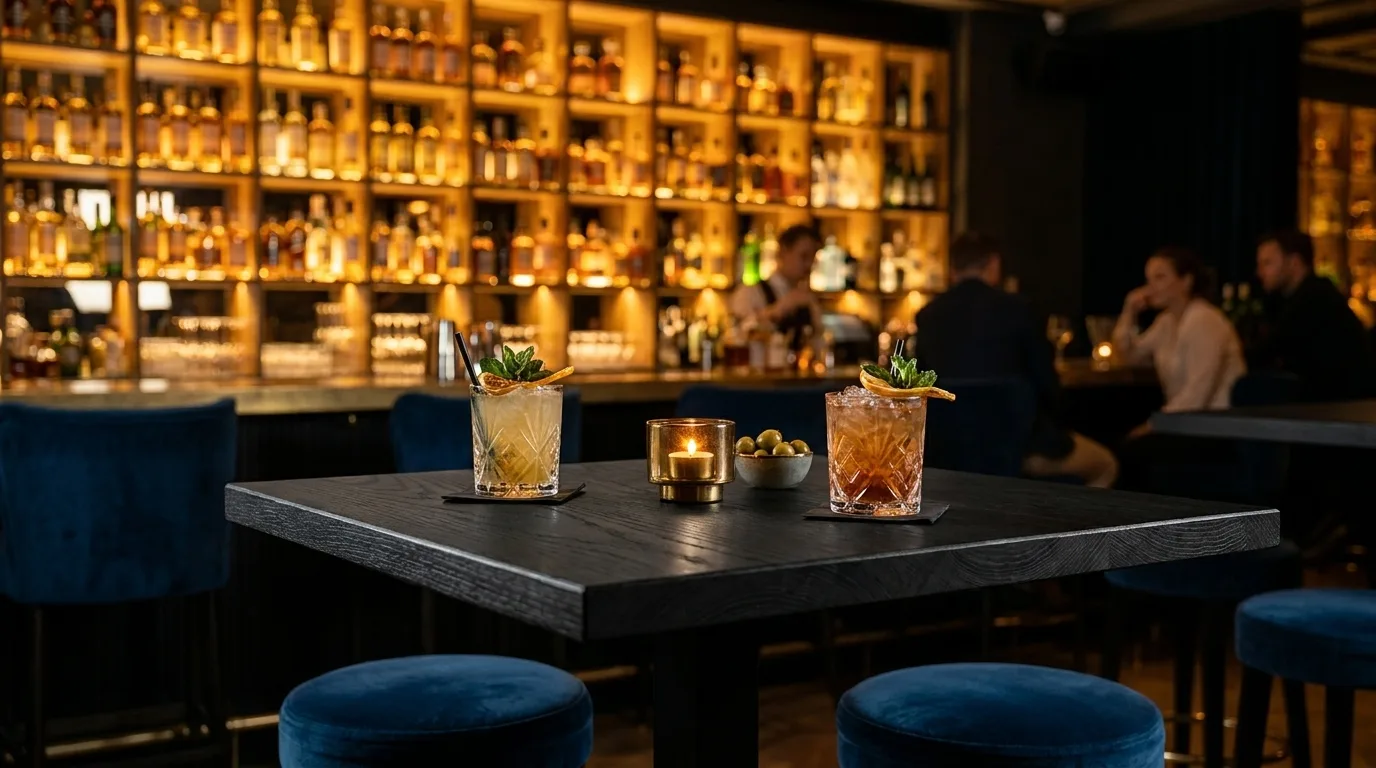 Black Oak Face Grain Wood Tabletops