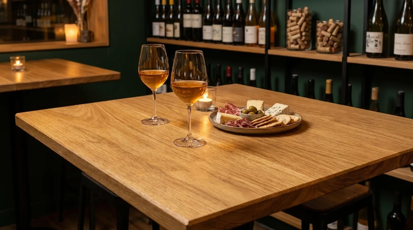 European Oak Face Grain Wood Tabletops