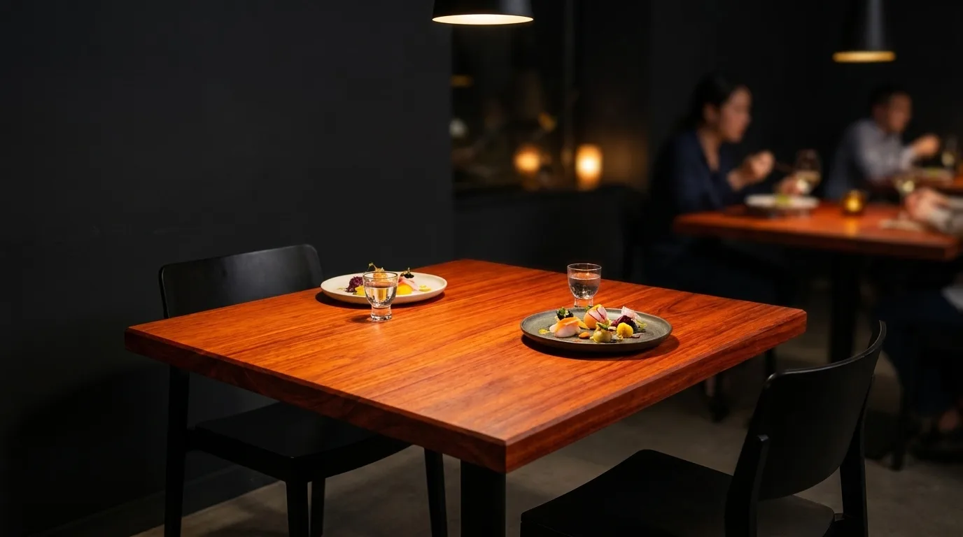 Padauk Face Grain Wood Tabletops