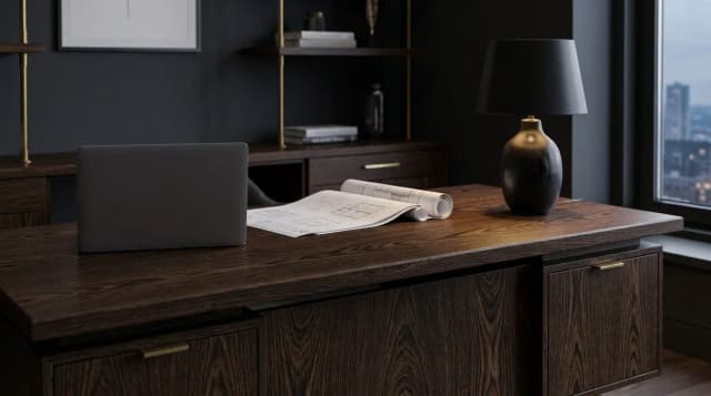Wenge tabletop in use