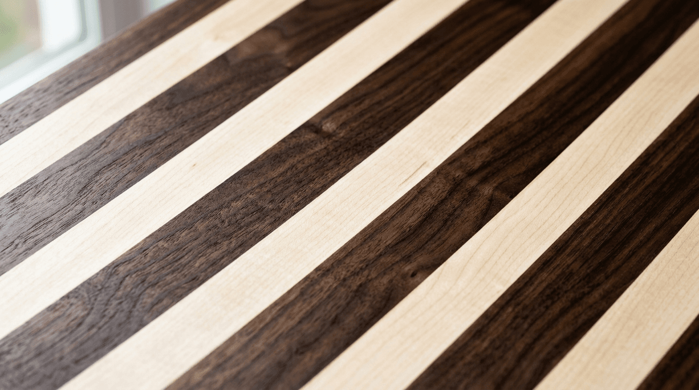 Two-Tone Butcher Block: Mixing Wood Species in One Top